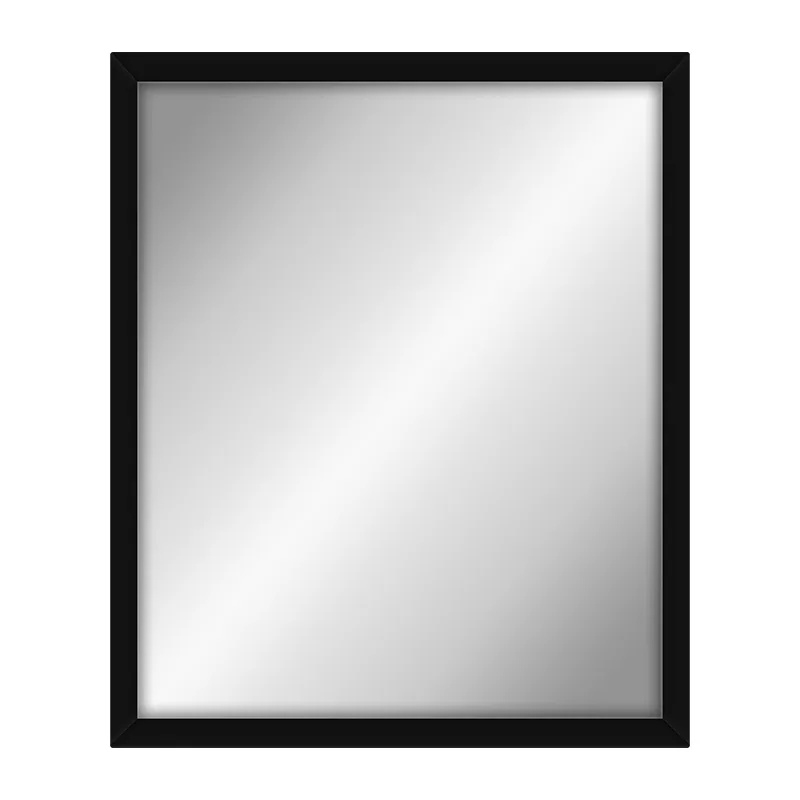 +WALL MIRROR SIMEX 50X60CM 2515 BLACK